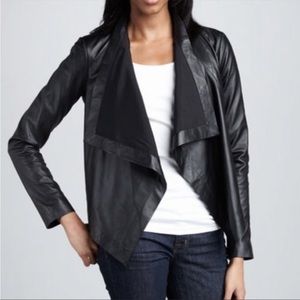 PJK Patterson J Kincaid leather jacket size L.